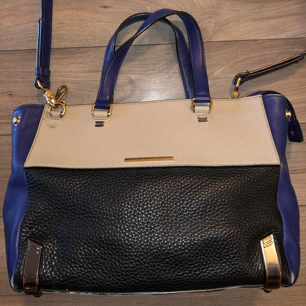 Marc by Marc Jacobs Colourblock Pebbled Satchel
